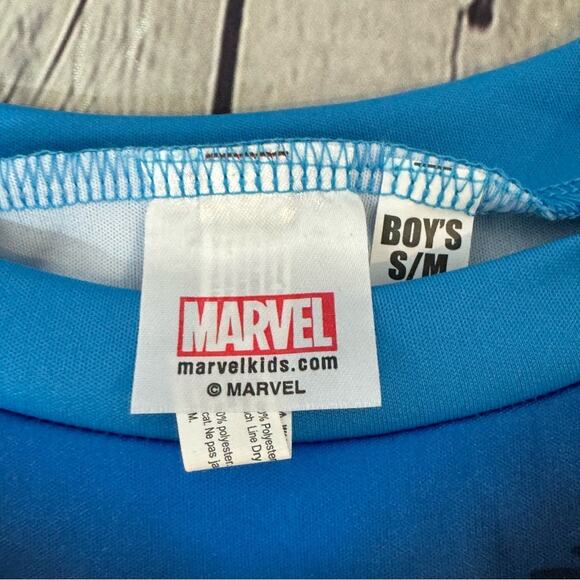 Marvel Captain America Boy’s Halloween Costume Shirt - Picture 2 of 4